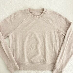 LULULEMON love crew pullover heather pink 8
